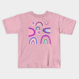 rainbow print pattern Kids T-Shirt